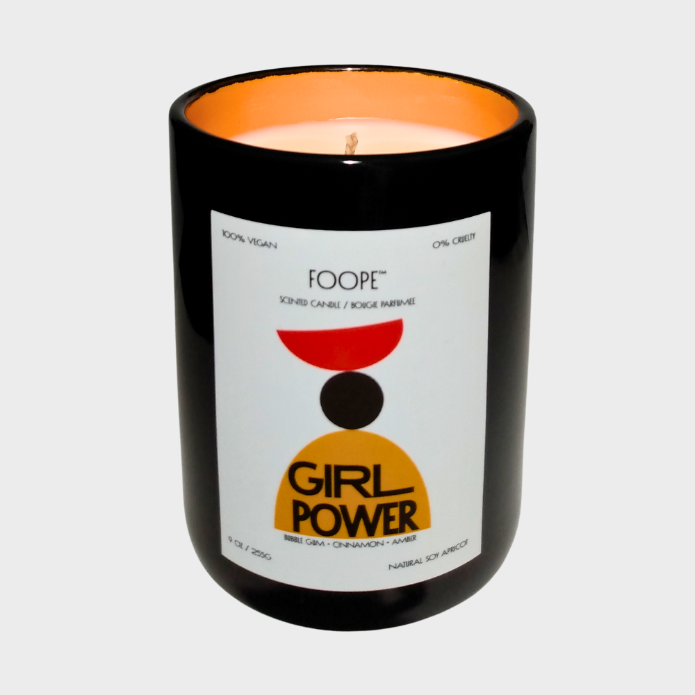 girl power scented candle