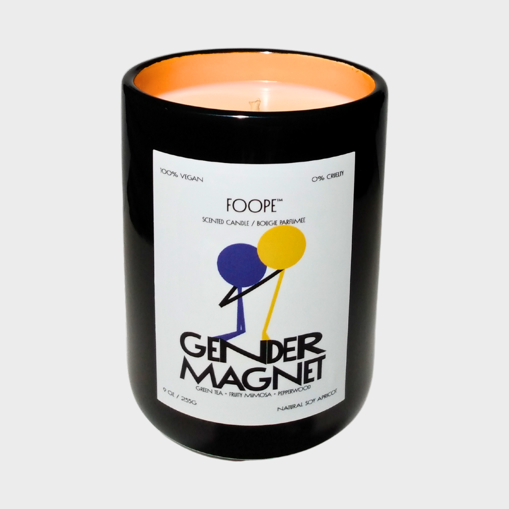 gender magnet scented candle