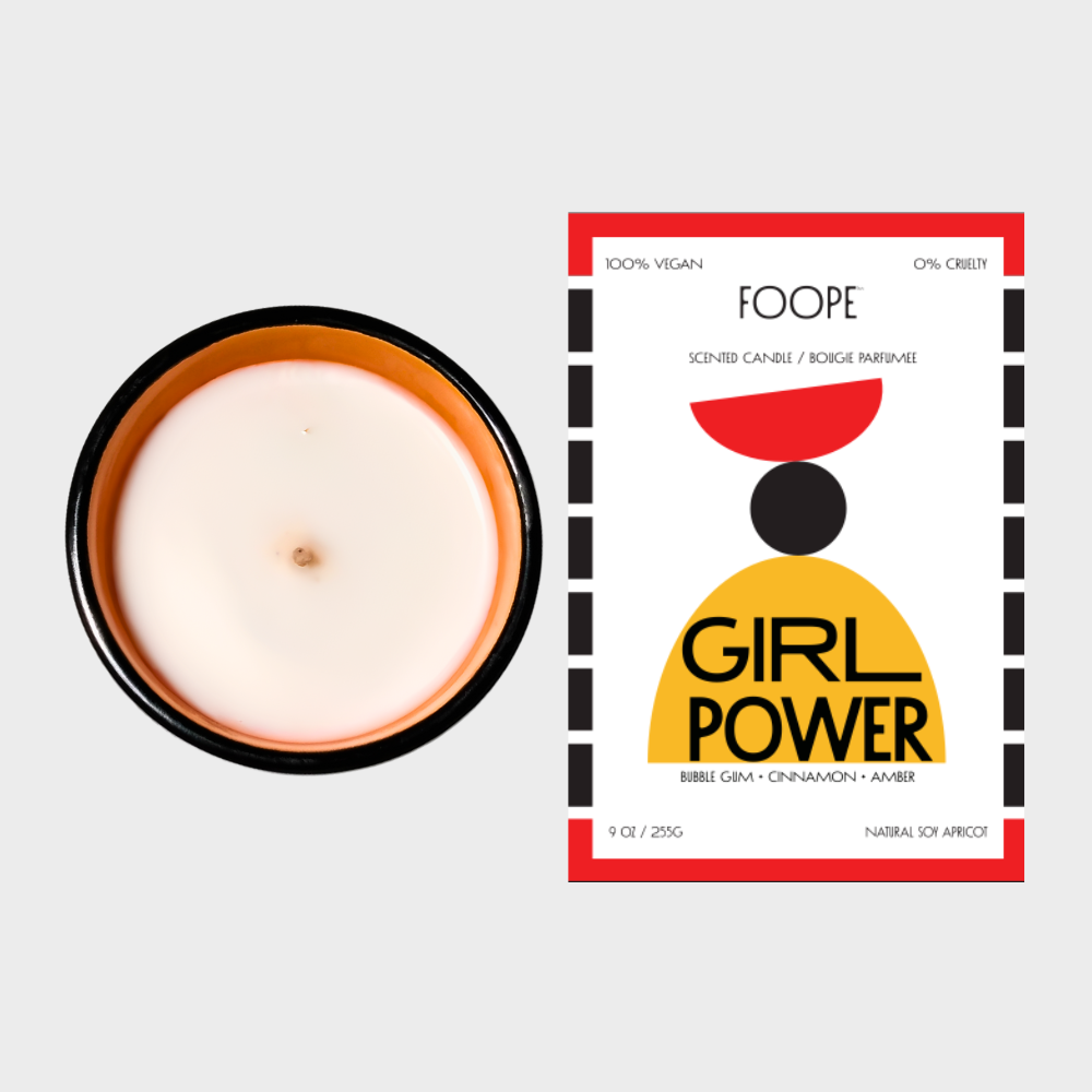 girl power scented candle